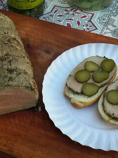 Una foto de Roast beef (carne asada)