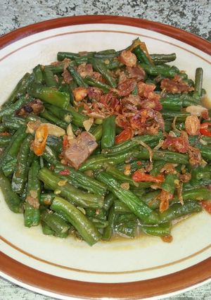 Foto resep Oseng kacang panjang ndeso #BikinRamadanBerkesan