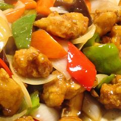 A picture of Black Vinegar Sweet & Sour Pork.