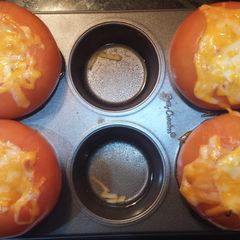 A picture of Crab Stuffed Tomatoes.