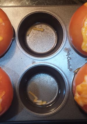 A picture of Crab Stuffed Tomatoes.