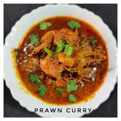 Prawn curry A picture of Prawn curry.