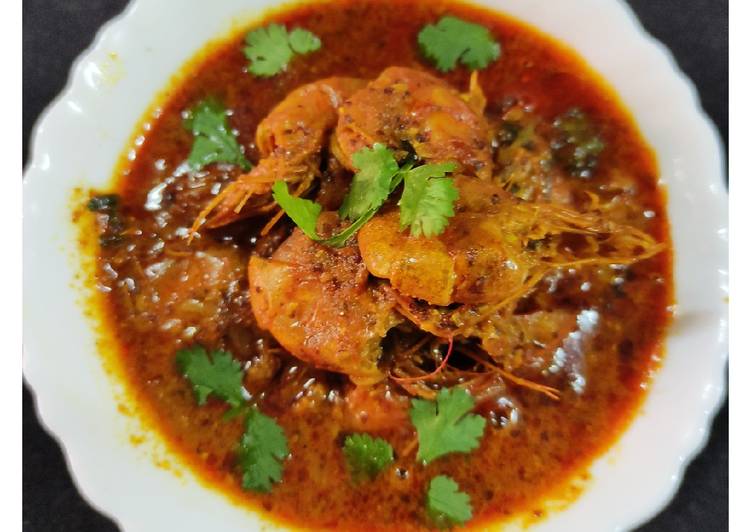 Simple Way to Make Super Quick Homemade Prawn curry