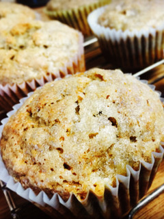 A picture of Best No-Nut Banana Muffins.