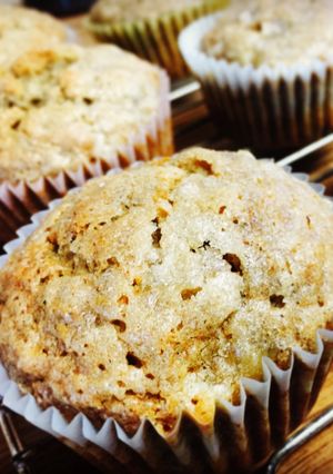 A picture of Best No-Nut Banana Muffins.