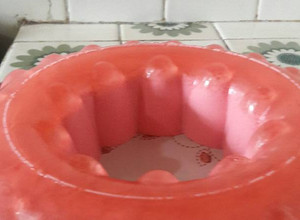 Una foto de Gelatina de refresco sabor fresa
