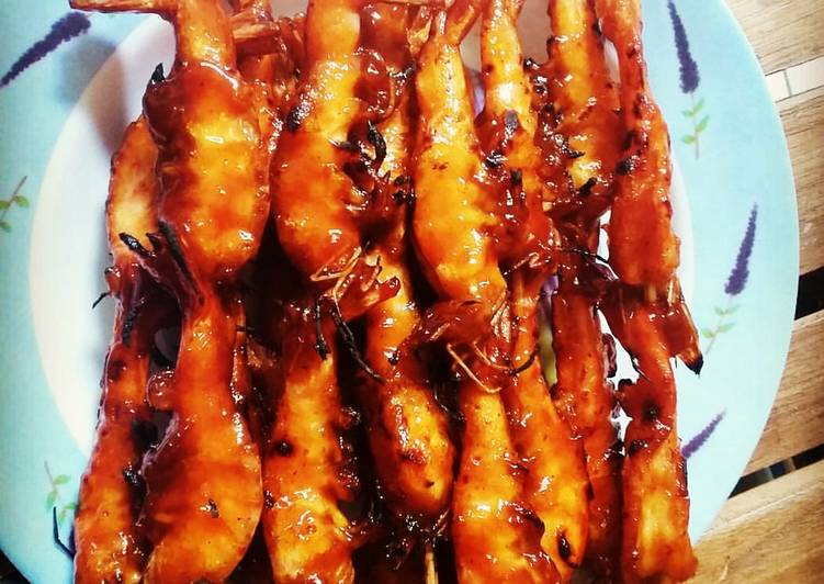 Udang bakar teflon saos madu