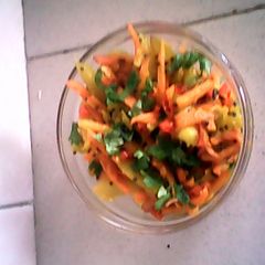 A picture of Easy mango n carrot pickle.