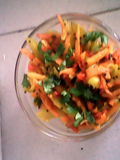A picture of Easy mango n carrot pickle.