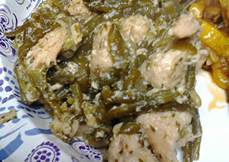 Simple Way to Make Award-winning Chicken green beans with lime in the coconut