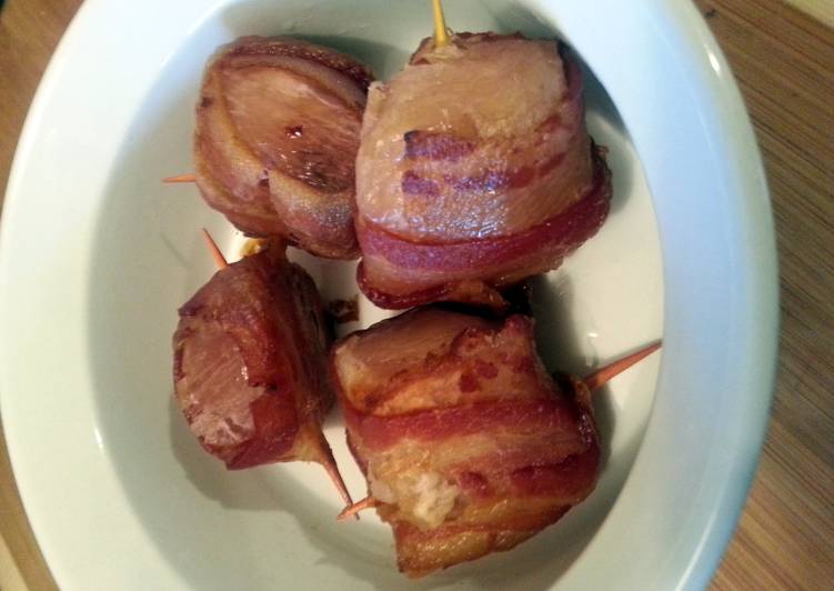 Steps to Make Super Quick Homemade Bacon-wrapped Malanga