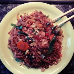 A picture of Spicy Fried Noodles - Cantonese style.