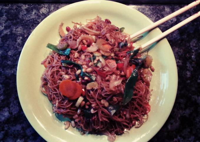Spicy Fried Noodles - Cantonese style