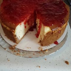 A picture of New York Cheesecake.