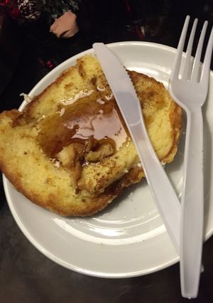 A picture of Egg Nog French Toast.