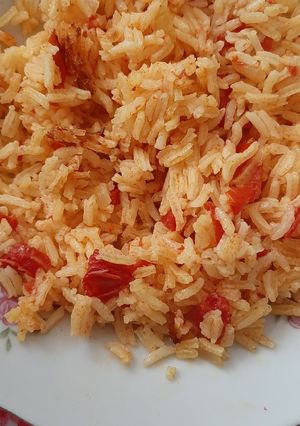 عکسی از دستور گوجه پلوی من