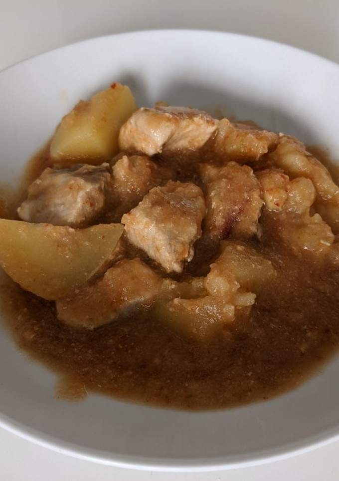 Una foto de Marmitako en olla lenta
