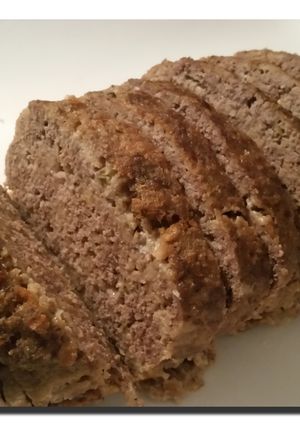 A picture of MEATLOAF in a blender!.
