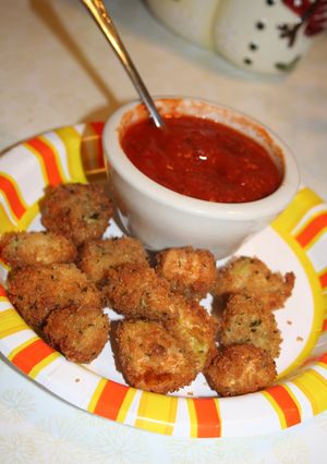 A picture of Eggplant Parm Bites.