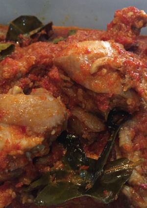 Foto resep Ayam + ceker pedas