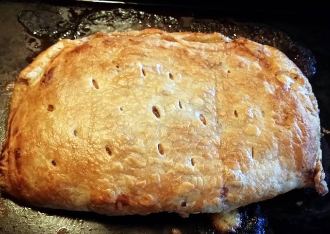 Ham and cheese puff pastry