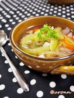 A picture of Easy Celery Chicken Soup.