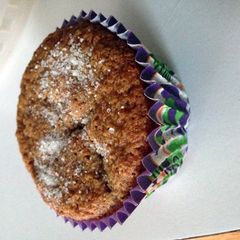 A picture of jazzy things cinnamon blueberry muffins.