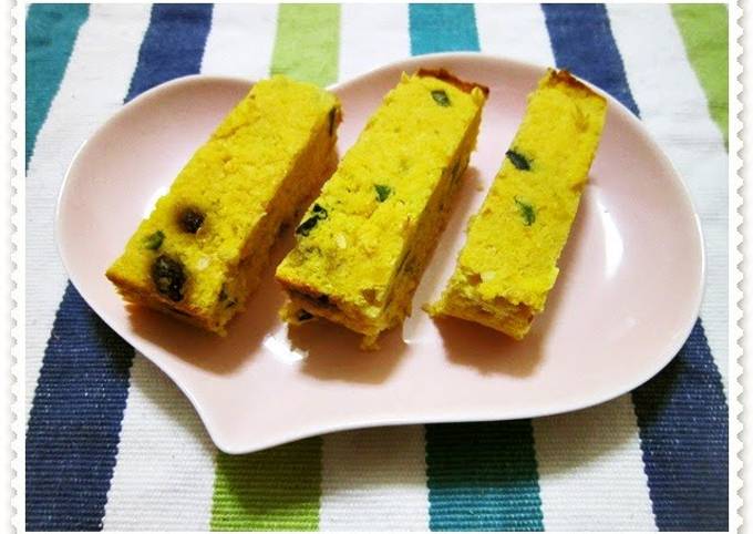 Recipe of Ultimate Okara, Soy Milk and Kabocha Cake