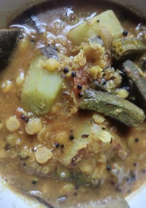 সাম্বার ডাল(sambar dal recipe in Bengali) রেসিপির প্রধান ছবি