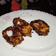 A picture of Fry Rahu fish😋🐟.