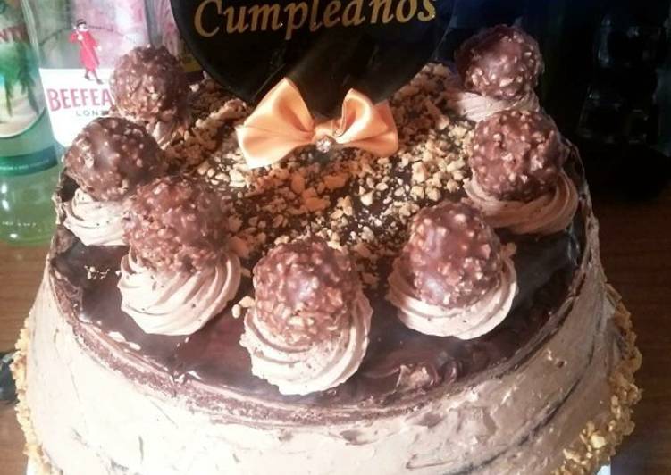 Recipe of Any-night-of-the-week Tarta de Ferrero rocher🌷