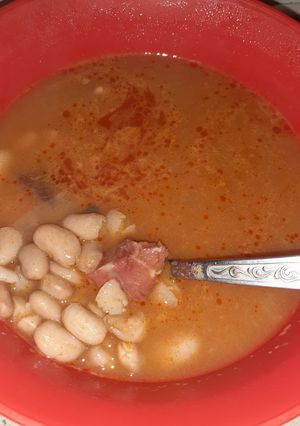 Füstölt csülkös bableves🍖🥣 recept fotója