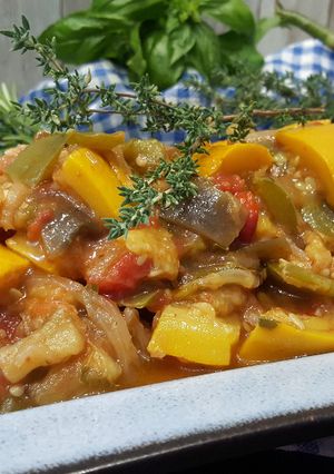 A picture of Homemade Ratatouille.