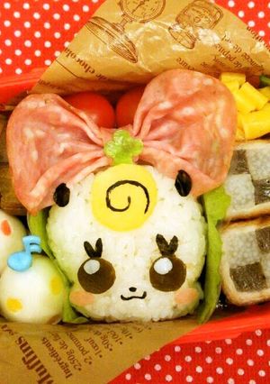 A picture of Happiness Charge PreCure Ribbon Charaben.