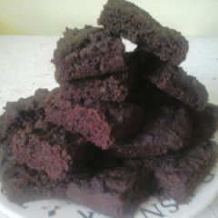 A picture of Diabetic chocolate Brownies.