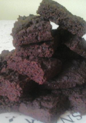 A picture of Diabetic chocolate Brownies.