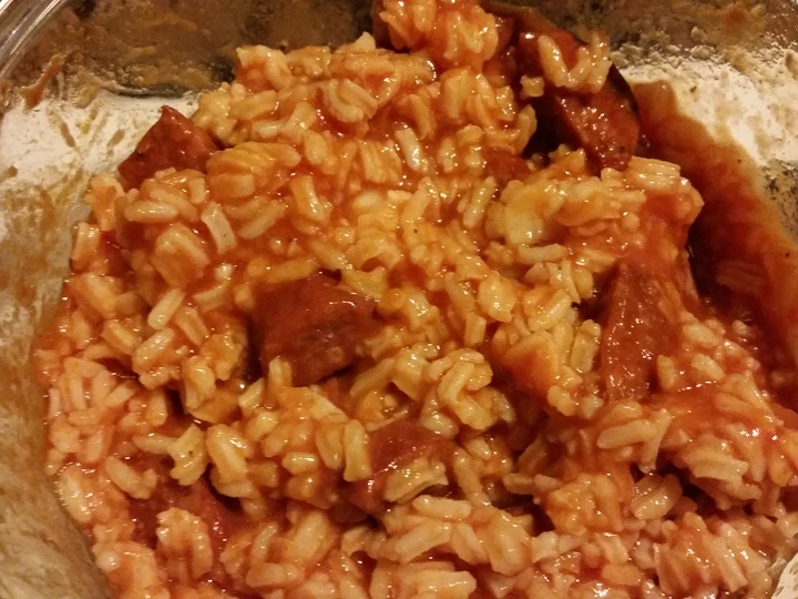 Easy Steps to Make Saucy Sausage and rice the Delicious You can take Joss in your mouth