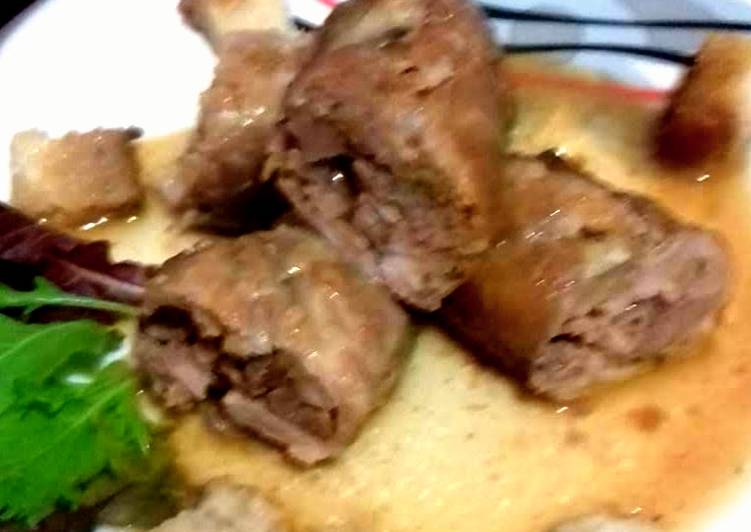 Involtini di maiale