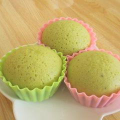 A picture of Make it with Rice Flour! Soft and Bouncy Matcha Steam Buns.