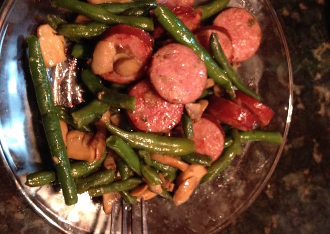 Recipe of Award-winning Spicy Sausage Stir Fry