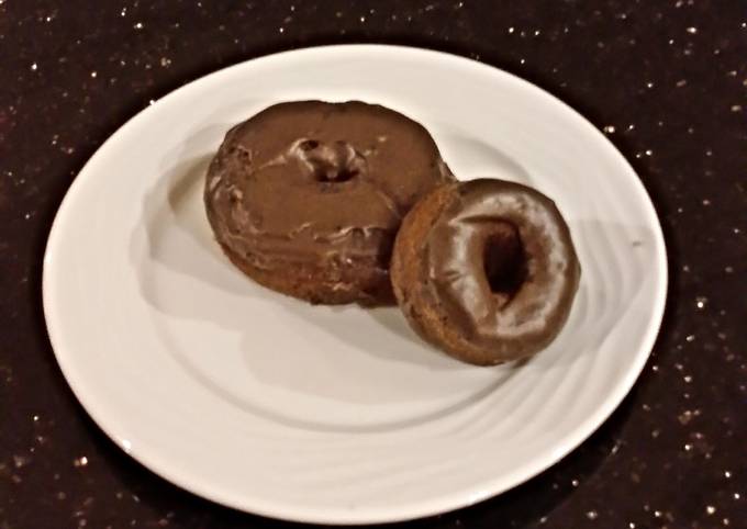 Baked Chocolate Glazed Donuts