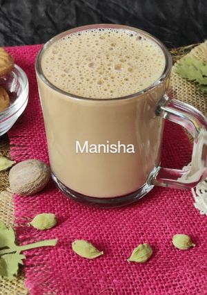 A picture of Basundi Chaha (Maharashtrian Style Tea).