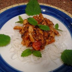 A picture of Ladybirds Chicken Stir Fry with Vermicelli Noodles.