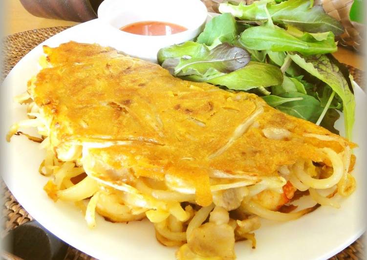 Recipe of Ultimate Vietnamese Okonomiyaki - Bánh Xèo