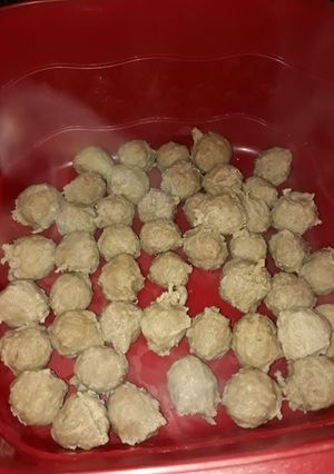 Foto resep Bakso homemade with food proseccor