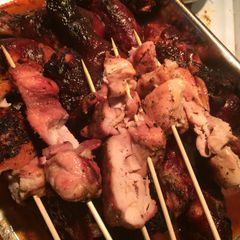 A picture of Chicken On A Stick.