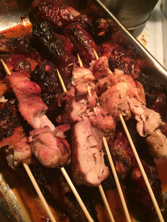 A picture of Chicken On A Stick.