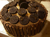 Oreo kit Kat chocolate cake