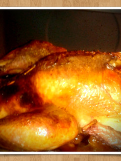 Una foto de Pollo al horno con limón