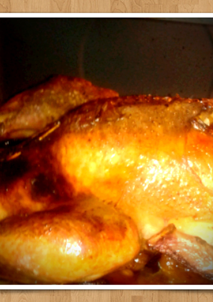 Una foto de Pollo al horno con limón